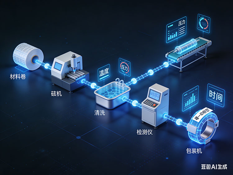 医疗设备零件加工-数字化追溯链条